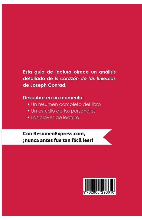 Produktbild: El coraz&oacute;n de las tinieblas de Joseph Conrad (Gu&iacute;a de lectura)