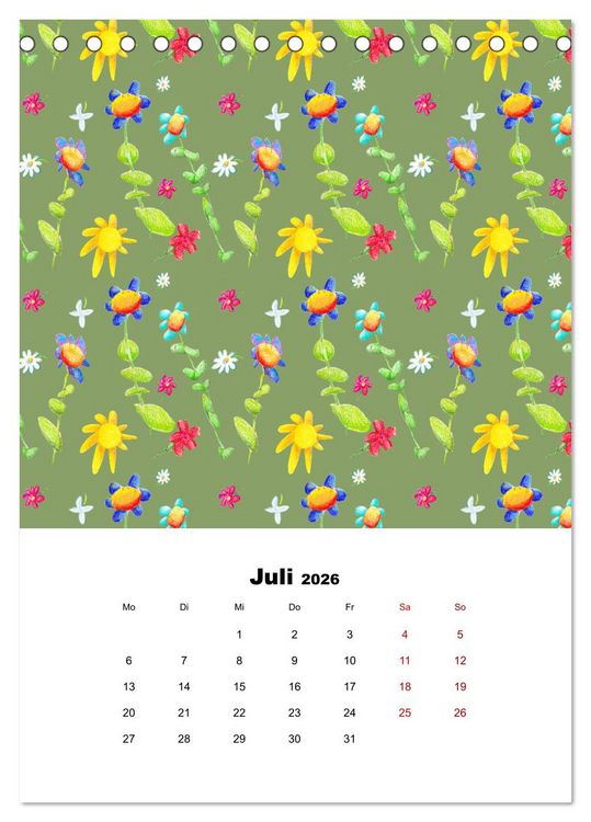 Produktbild: MUSTERMACKE (Tischkalender 2026 DIN A5 hoch), CALVENDO Monatskalender