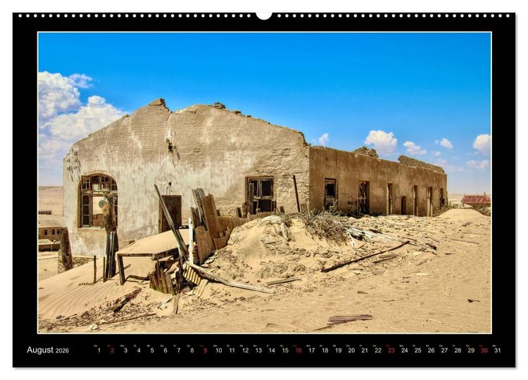 Produktbild: Geisterstadt Kolmannskuppe (Wandkalender 2026 DIN A2 quer), CALVENDO Monatskalender