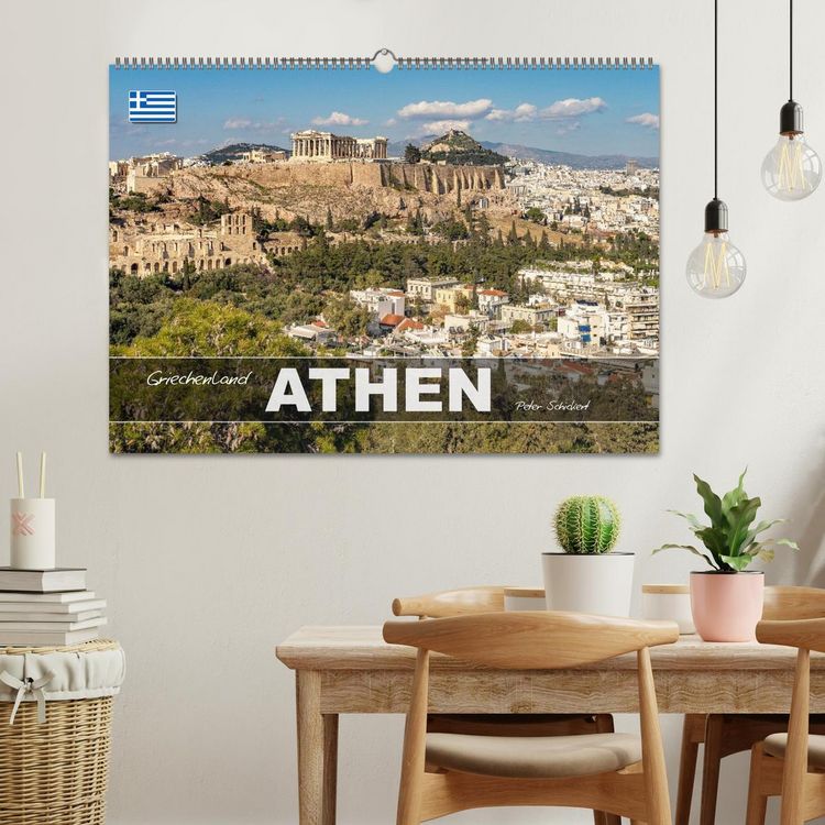 Produktbild: Griechenland - Athen (Wandkalender 2026 DIN A2 quer), CALVENDO Monatskalender