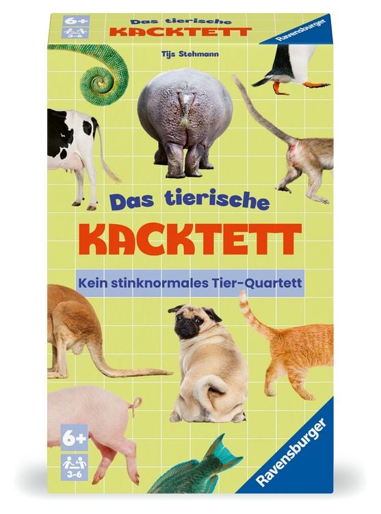 Produktbild: Das tierische Kacktett - Kinderspiel ab 6 Jahre