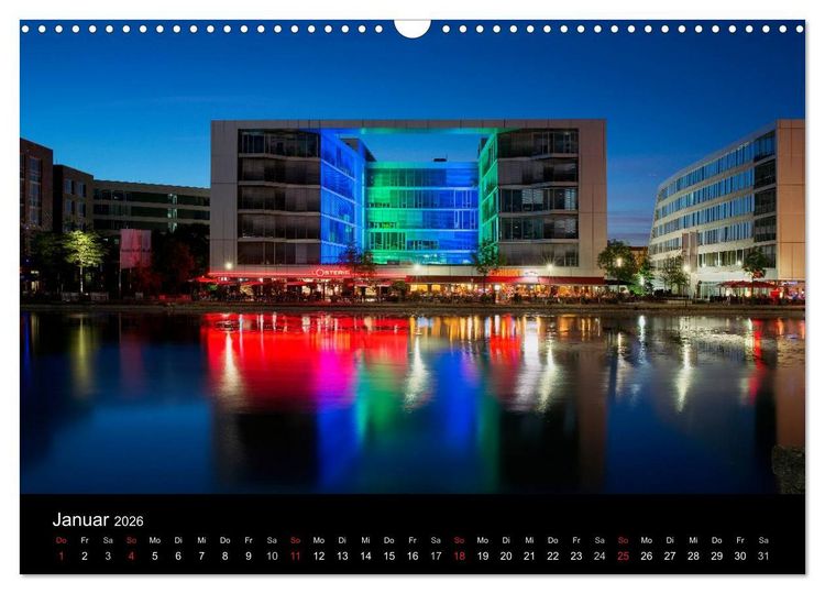 Produktbild: Ruhrlights II - Nachtlichter des Ruhrgebietes (Wandkalender 2026 DIN A3 quer), CALVENDO Monatskalender
