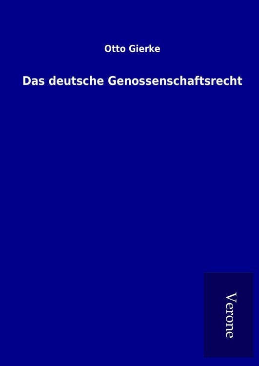 Produktbild: Das deutsche Genossenschaftsrecht