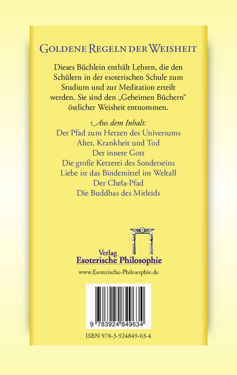 Produktbild: Goldene Regeln der Weisheit