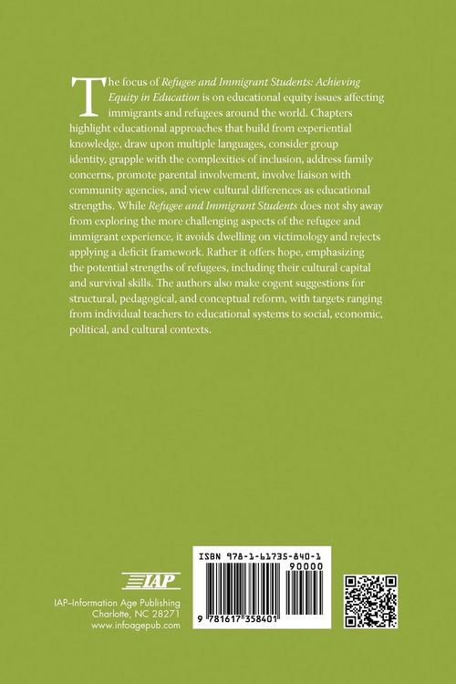Produktbild: Refugee and Immigrant Students