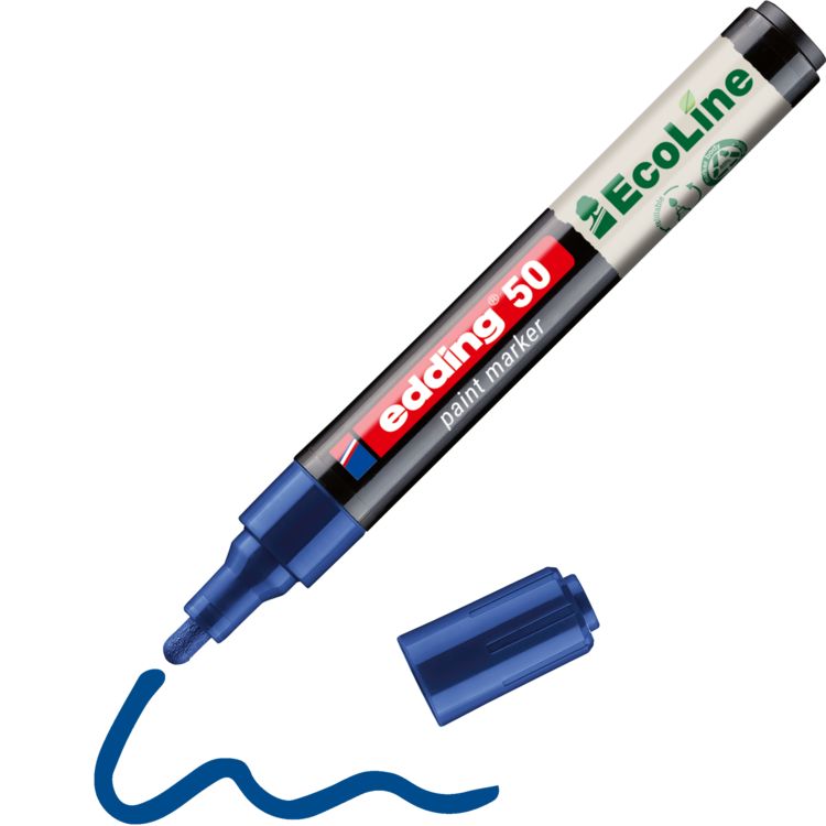 Produktbild: Edding 50 EcoLine 4-50-003 Lackmarker Blau 2 mm, 3mm