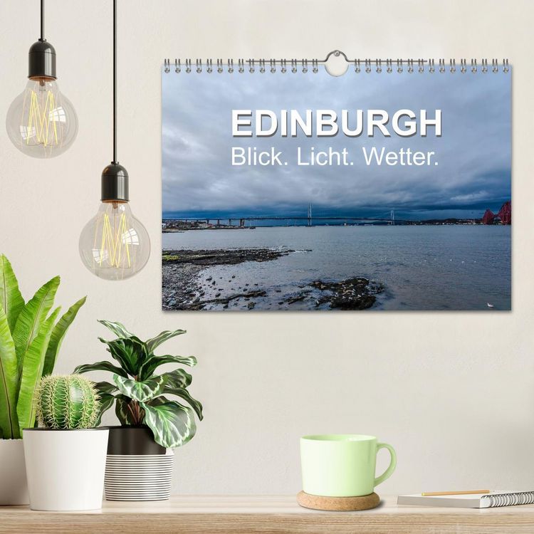 Produktbild: EDINBURGH. Blick. Licht. Wetter. (Wandkalender 2026 DIN A4 quer), CALVENDO Monatskalender