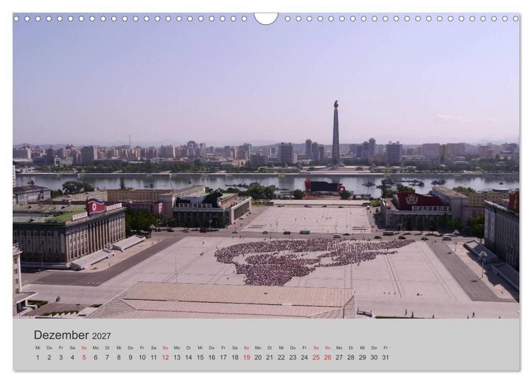 Produktbild: Impressionen aus Nordkorea (Wandkalender 2027 DIN A3 quer), CALVENDO Monatskalender