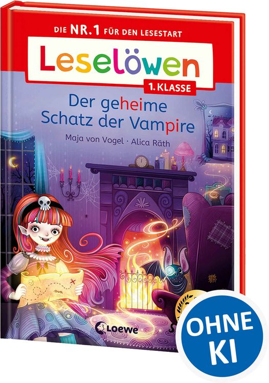 Produktbild: Lesel&ouml;wen 1. Klasse - Der geheime Schatz der Vampire