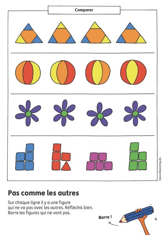 Produktbild: Bloc d'activit&eacute;s pr&eacute;scolaires &agrave; partir de 5 ans pour gar&ccedil;ons et filles, livre garcon 4 ans - Pens&eacute;e logique, devinettes et casse-t&ecirc;te pour appre