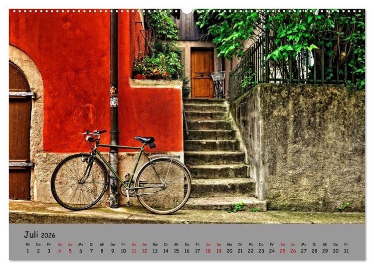 Produktbild: Liebe zum Fahrrad (Wandkalender 2026 DIN A2 quer), CALVENDO Monatskalender