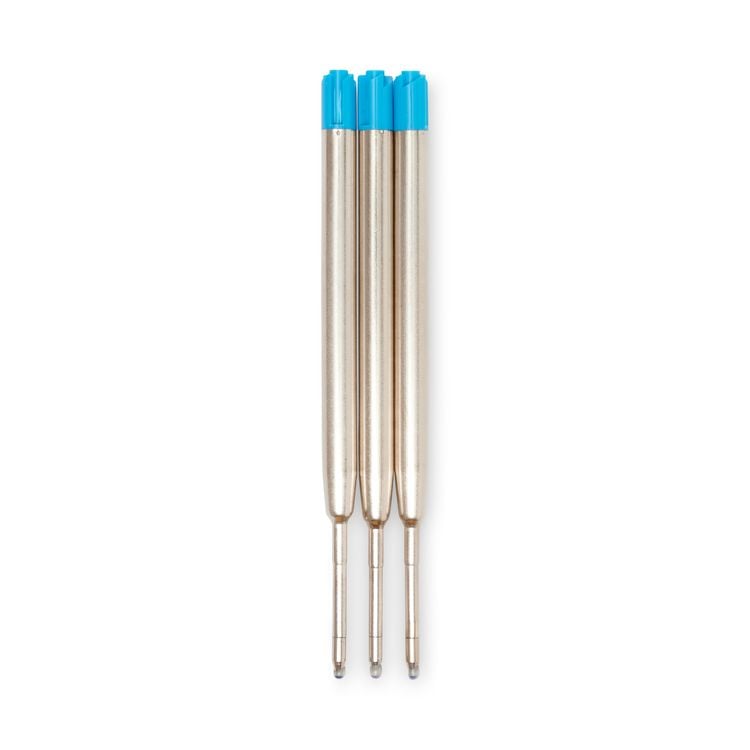 Produktbild: Kugelschreiber Refill 3er Set blau