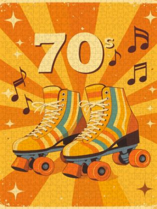 Produktbild: CALVENDO Puzzle Retro Roller Skates | 1000 Teile Lege-Gr&ouml;&szlig;e 64x48cm Foto-Puzzle f&uuml;r gl&uuml;ckliche Stunden