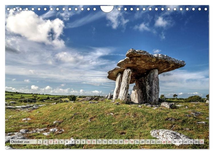 Produktbild: Irland - spektakul&auml;re Landschaften (Wandkalender 2026 DIN A4 quer), CALVENDO Monatskalender