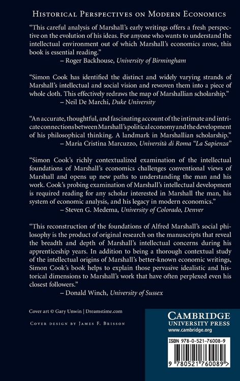 Produktbild: The Intellectual Foundations of Alfred Marshall's Economic Science