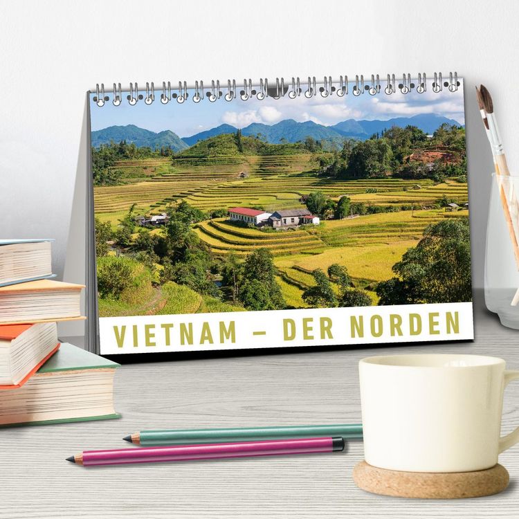 Produktbild: Vietnam - Der Norden (Tischkalender 2026 DIN A5 quer), CALVENDO Monatskalender