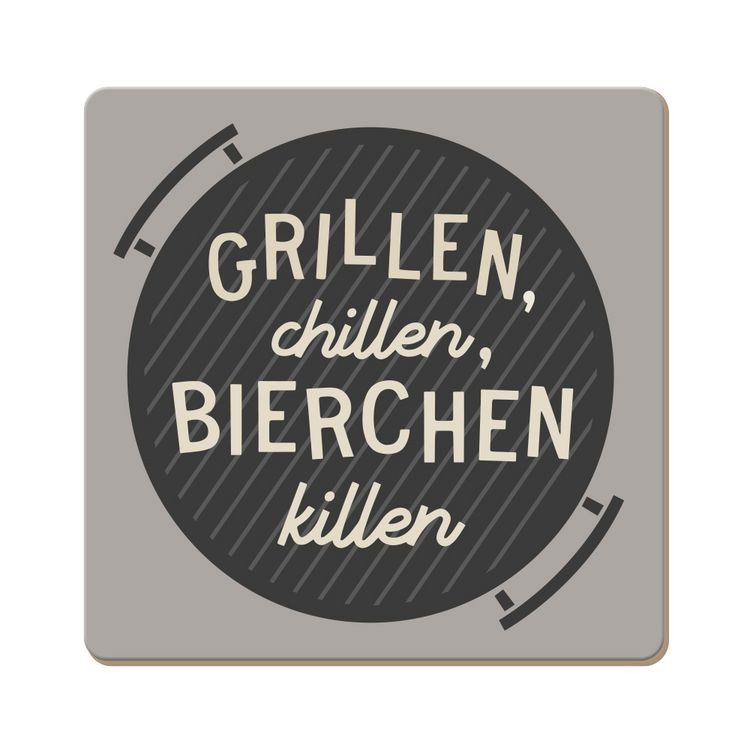 Produktbild: Korkuntersetzer Grillen