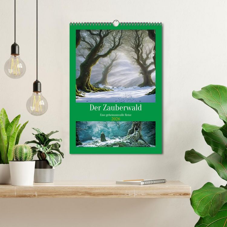 Produktbild: Der Zauberwald Eine geheimnisvolle Reise (Wandkalender 2026 DIN A3 hoch), CALVENDO Monatskalender