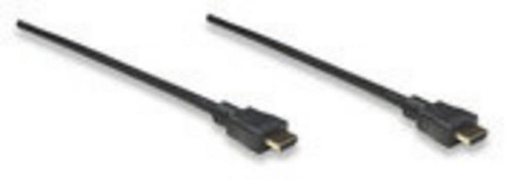 Produktbild: Manhattan HDMI Anschlusskabel HDMI-A Stecker, HDMI-A Stecker 10.00 m Schwarz 322539-CG 4K UHD HDMI-Kabel
