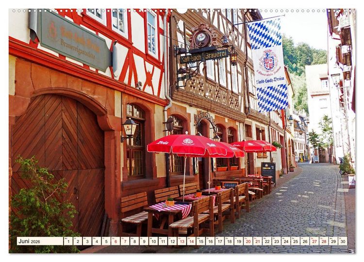Produktbild: Liebenswertes Miltenberg am Main (hochwertiger Premium Wandkalender 2026 DIN A2 quer), Kunstdruck in Hochglanz