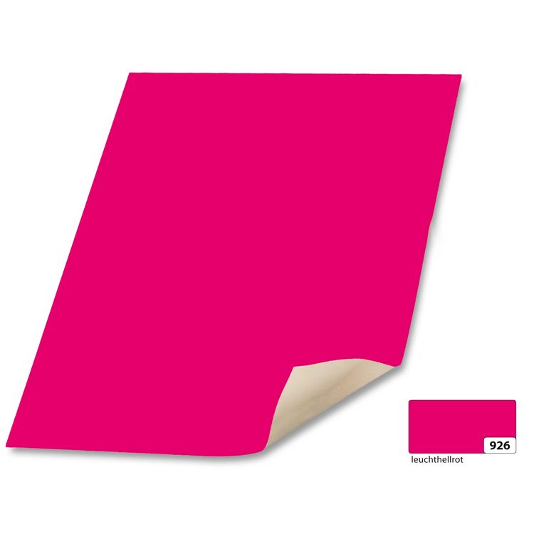 Produktbild: folia Plakatkarton 380g/m&sup2; neonpink 48x68cm 10 Blatt