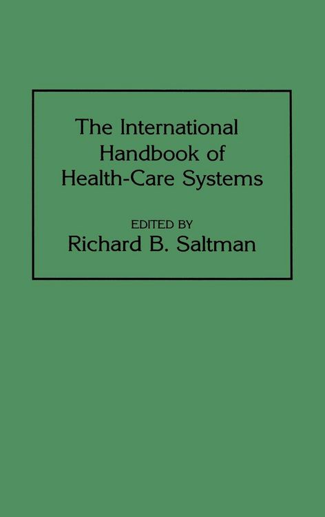 Produktbild: The International Handbook of Health Care Systems