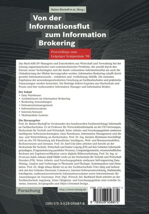 Produktbild: Von der Informationsflut zum Information Brokering