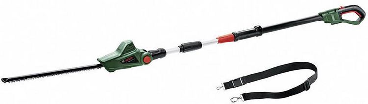 Produktbild: Bosch Home and Garden UniversalHedgePole 18 Akku Teleskop-Heckenschere ohne Akku, Tragegurt 18 V Li-Ion 430 mm