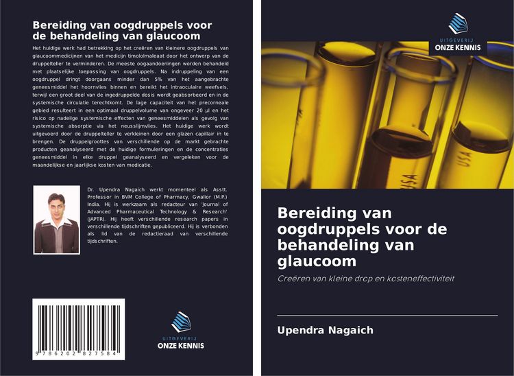 Produktbild: Bereiding van oogdruppels voor de behandeling van glaucoom