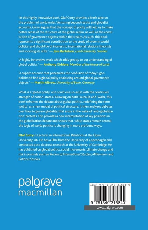 Produktbild: Constructing a Global Polity