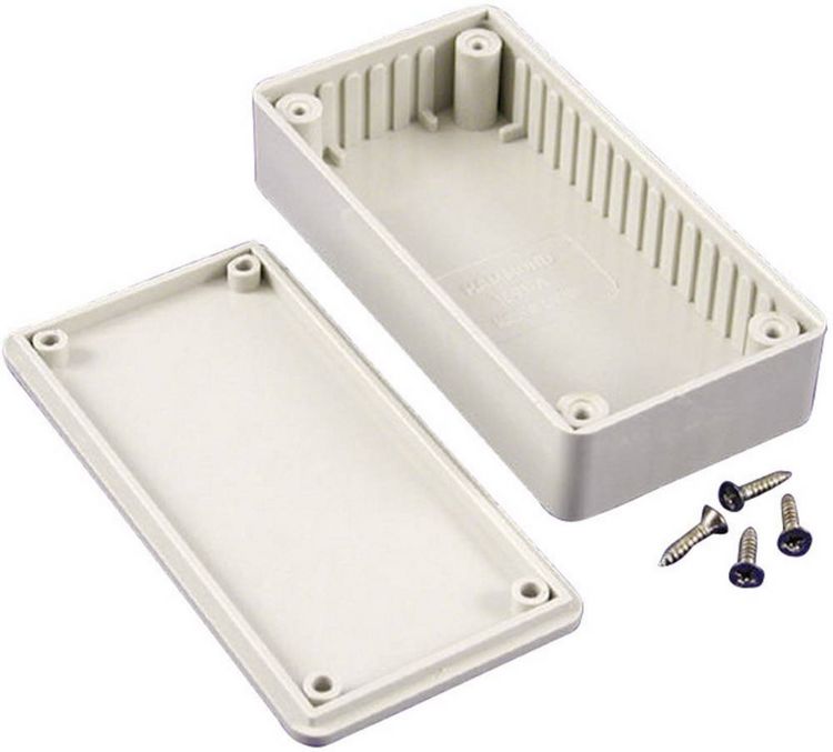 Produktbild: Hammond Electronics 1591TSGY Universal-Geh&auml;use 120 x 80 x 59 ABS Lichtgrau (RAL 7035) 1St.