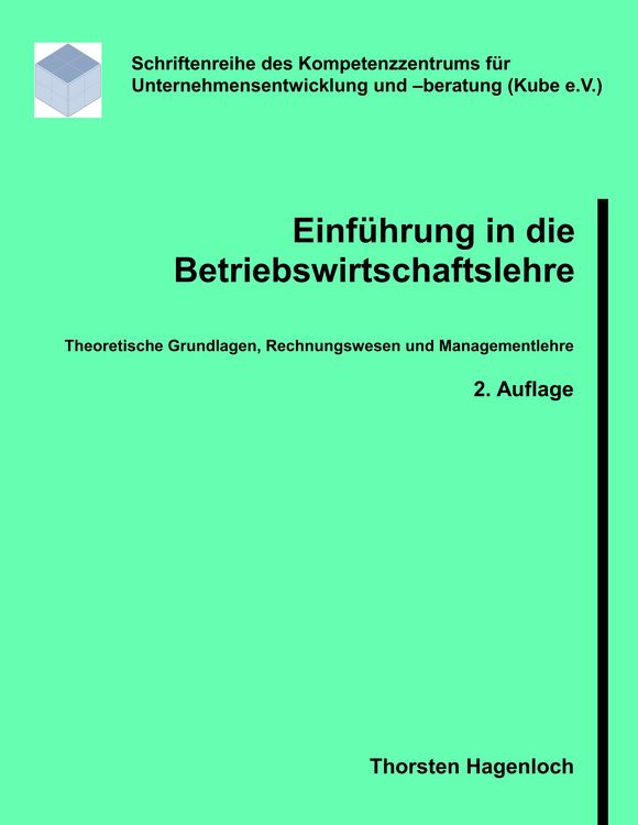 Produktbild: Einführung in die Betriebswirtschaftslehre