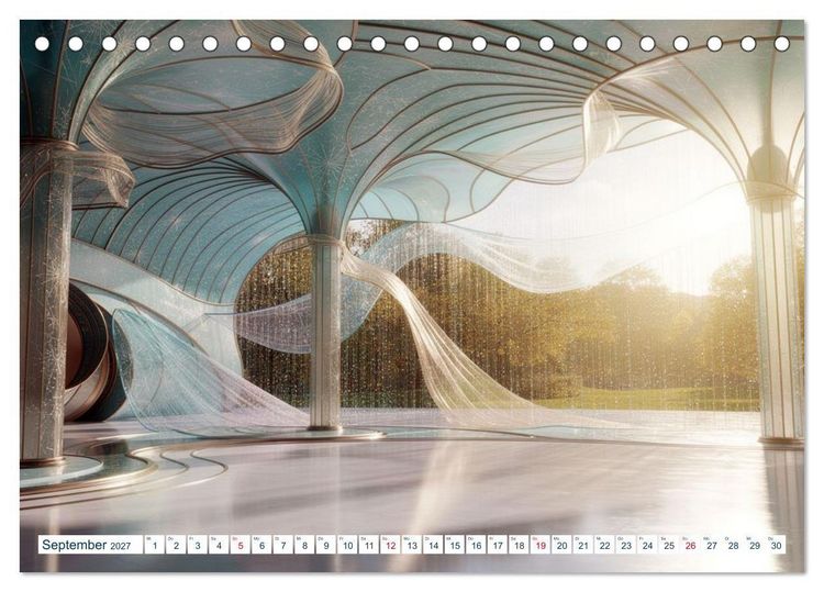 Produktbild: Architektur der Emotionen - Gestaltete Stimmungen (Tischkalender 2027 DIN A5 quer), CALVENDO Monatskalender
