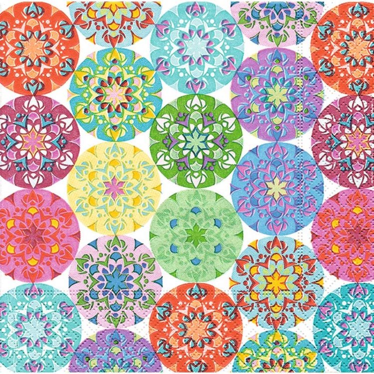 Produktbild: Idena Servietten neutral 33x33cm sortiert