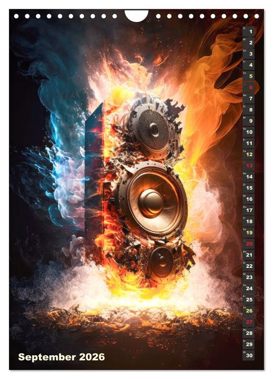 Produktbild: LAUT STARK EXPLOSIV (Wandkalender 2026 DIN A4 hoch), CALVENDO Monatskalender