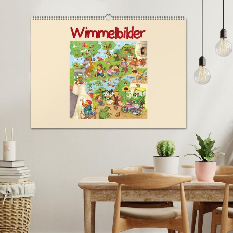 Produktbild: Wimmelbilder (Wandkalender 2026 DIN A2 quer), CALVENDO Monatskalender