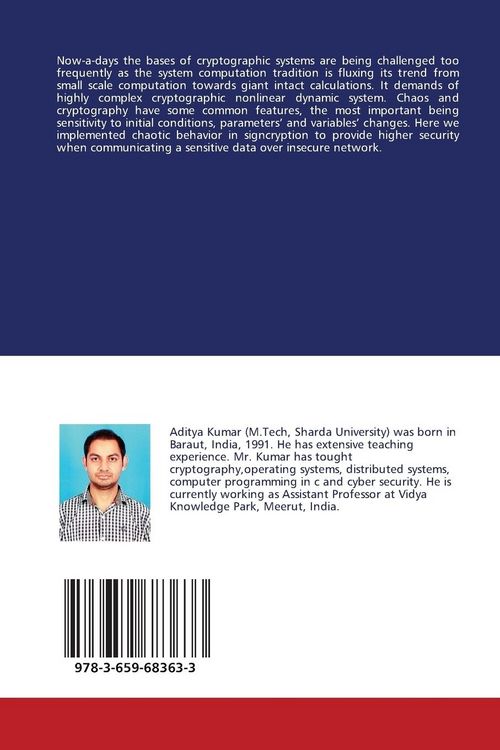 Produktbild: Cryptography and Chaos a New Approach in Network Security