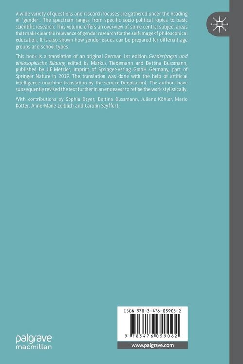 Produktbild: Gender Issues and Philosophy Education