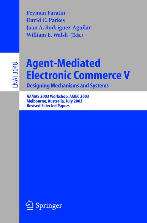 Produktbild: Agent-Mediated Electronic Commerce V