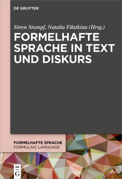 Produktbild: Formelhafte Sprache in Text und Diskurs