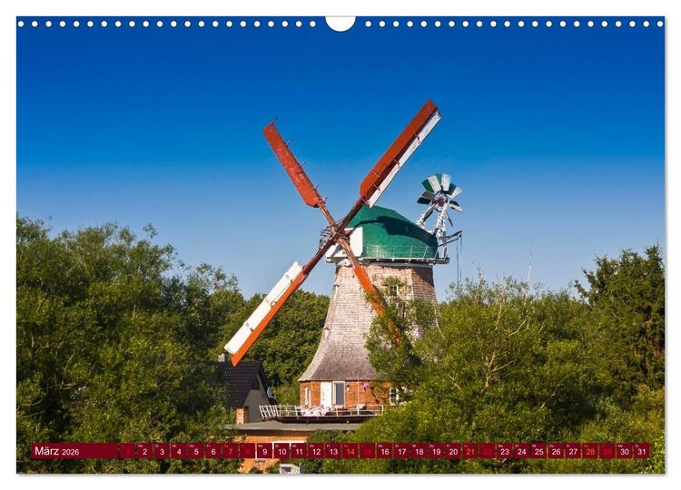 Produktbild: Mecklenburg &ndash; Vorpommern, Sch&ouml;nheiten im Land der Ostseek&uuml;ste (Wandkalender 2026 DIN A3 quer), CALVENDO Monatskalender