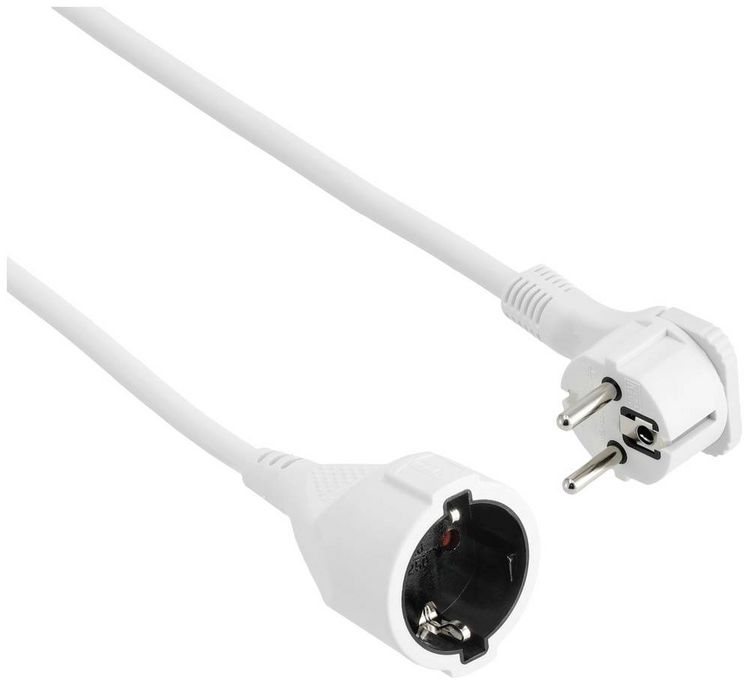 Produktbild: Hama 00223241 Strom Verl&auml;ngerungskabel Wei&szlig; 2m