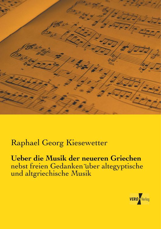 Produktbild: Ueber die Musik der neueren Griechen