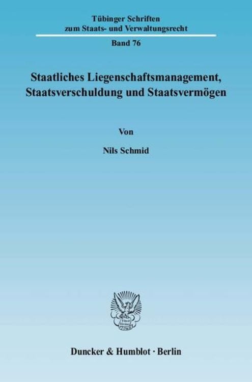 Bild vom Artikel Staatliches Liegenschaftsmanagement, Staatsverschuldung und Staatsvermögen. vom Autor Nils Schmid