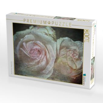 Produktbild: CALVENDO Puzzle Romantische Rosen - Shabby Chic Style | 1000 Teile Lege-Gr&ouml;&szlig;e 64x48cm Foto-Puzzle f&uuml;r gl&uuml;ckliche Stunden