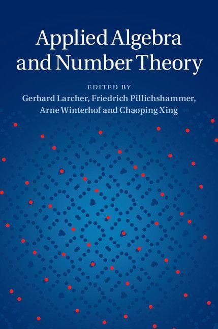 Produktbild: Applied Algebra and Number Theory