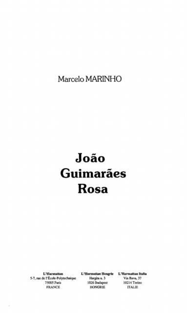 Produktbild: Joao Guimaraes Rosa