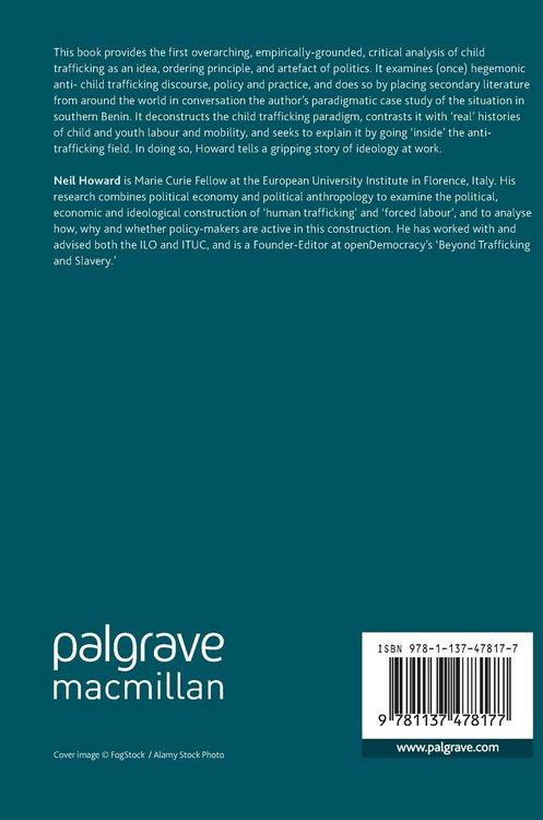 Produktbild: Child Trafficking, Youth Labour Mobility and the Politics of Protection