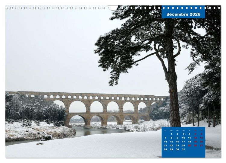 Produktbild: Ponts historiques de Provence (Calendrier mural 2026 DIN A3 vertical), CALVENDO calendrier mensuel