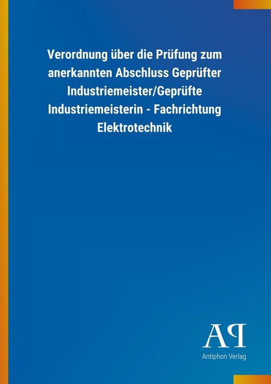 Produktbild: Verordnung &uuml;ber die Pr&uuml;fung zum anerkannten Abschluss Gepr&uuml;f